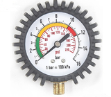Wskaźnik ciśnienia w oponach 40-63 mm 1 / 4BSPT Manometr z gumową osłoną